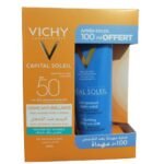 VICHY CAPITAL SOLEIL CREME ANTI-BRILLANCE TOUCHER SEC INVISIBLE 50ML + APRES SOLEIL 100ML OFFERT