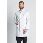 ALSICO BLOUSE HOMME SBM BLANC ML COL OFFICIER