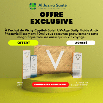 Vichy Pack Capital-Soleil UV-Age Daily Fluide Anti-Photovieillissement 40ml+15ml | Minéral 89 Sérum Booster 10ml + Trousse Offerte