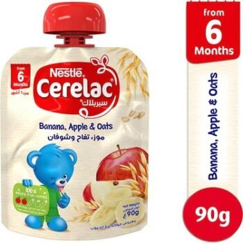 CERELAC BANANE POMME AVOINE 90G