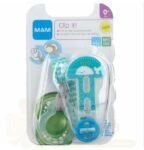 MAM ATTACHE SUCETTE CLIP IT & COVER +0MOIS BL;EU REF SH20006