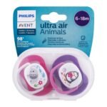 AVENT SUCETTE ULTRA AIRE ANIMALALS ORTHOTONTQUE 6-18MOIS REF SCF 080/08 /UNITE