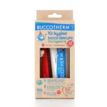 BUCCOTHERM PACK KIT HYGIENE BROSSE A DENTS + DENTIFRICE BIO GOUT FRAISE  500 PPM DE FLUOR 2-6ANS