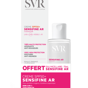 SVR SENSIFINE COFFRET AR CREME SPF50+ 50ML + EAU MICELLAIRE 75ML