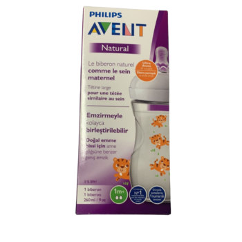 AVENT BIBERON NATURAL 2.0 TIGER 260ML REF SCF070/20