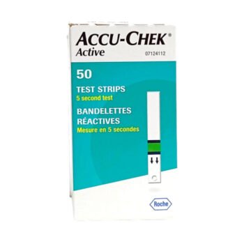 Accu Chek Active 50 bandelettes de test de la glycémie