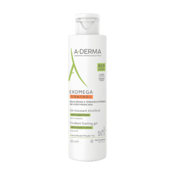 A-DERMA EXOMEGA CONTROL GEL MOUSSANT EMOLLIENT 200ML