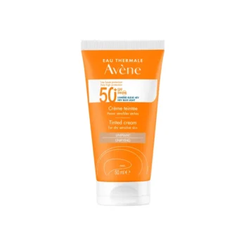 AVENE TRES HAUTE PROTECTION CREME TEINTEE PEAUX SENSIBLES SECHES SPF50+ 50ML