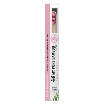 DENTI SMILE MY PURE  BROSSE A DENTS BAMBOU ROSE