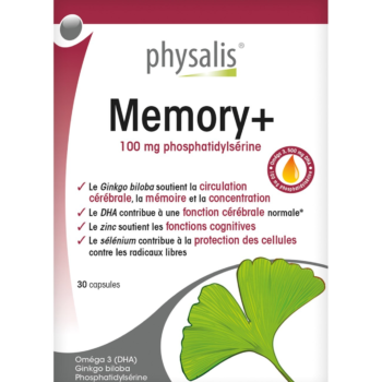 PHYSALIS MEMORY+ 100MG 30 CAPSULES