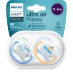 MAM SUCETTES AIR 0-6MOIS BOY REF SH20004