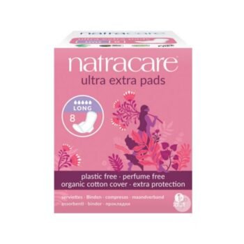 NATRACARE ORGANIC & NATURAL 8 ORGANIC COTTON COVER LONG