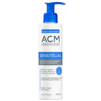 ACM Sensitelial Gel Nettoyant Surgras 200 ml