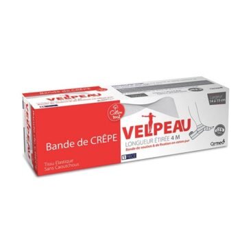 BANDE VELPEAU ROUGE 15CM