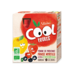 VITABIO COOL FRUITS POMME FRAISE MYRTILLE ACEROLA 4*90G