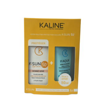 KALINE PACK K-SUN ECRAN INVISIBLE + K-AQUA SOIN HYDRATANT CREME NUTRITIVE 50ML OFFRE SPECIAL
